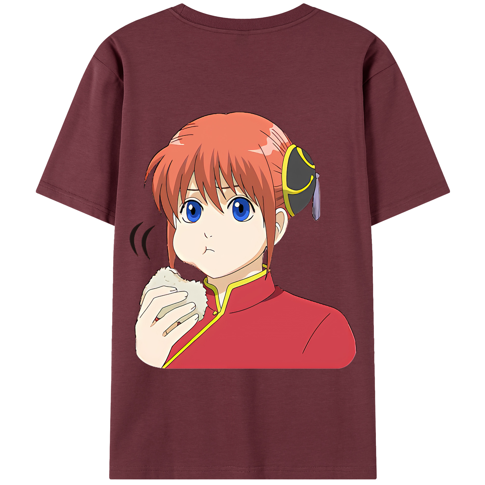 （画像用） ぎんたま 坂田銀時（さかたぎんとき） 神楽 志村新八（しむら しんぱち） GINTAMA Sakata Gintoki Kagura Shimura Shinpachi 綿100％半袖Tシャツ（背面プリント）